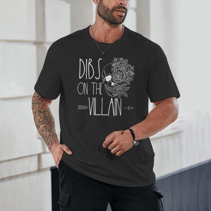 Dibs On The Villain Spicy Books Women Smutty Merch Romantasy Unisex T-Shirt Dibs On The Villain Spicy Books Women Smutty Merch Romantasy Unisex T-Shirt