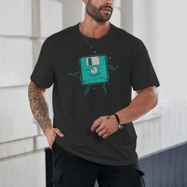 Diskette Dances Retrospec Memory Module Data Carrier Unisex T-Shirt