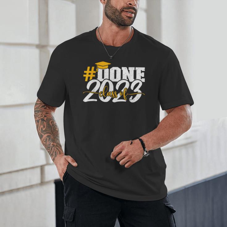 Done Class Of 2023 Graduation For Her Him Grad Seniors 2023 Unisex T-Shirt