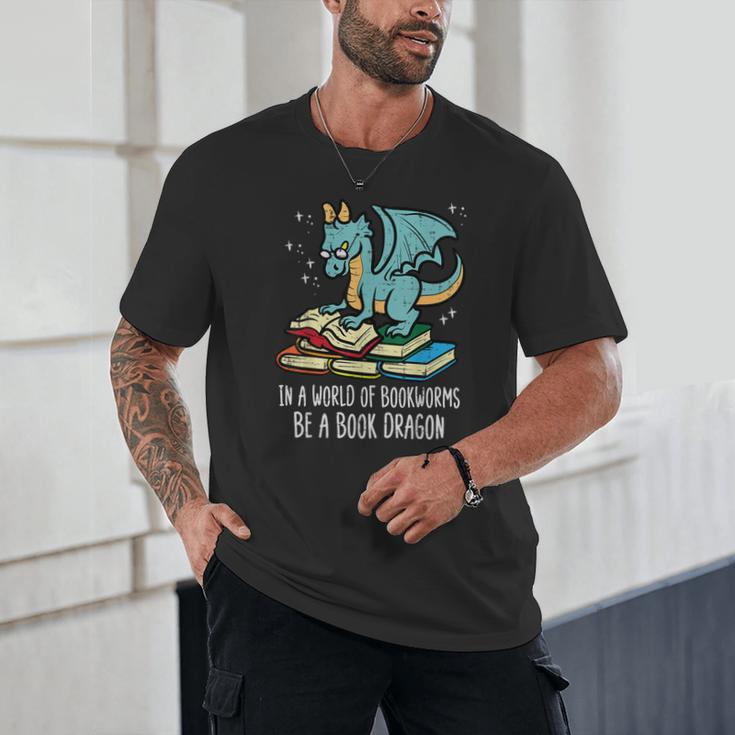 Be A Dragon Read Reading Book Librarian Men Women Kids Unisex T-Shirt Be A Dragon Read Reading Book Librarian Men Women Kids Unisex T-Shirt