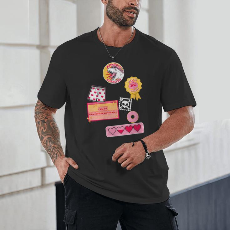 Dungeon Crawler Carl Colorful Sticker Collage LitRPG Book Unisex T-Shirt