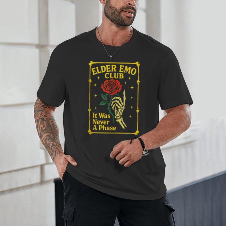 Elder Emo Club Emo Gothic Music Nostalgia Unisex T-Shirt