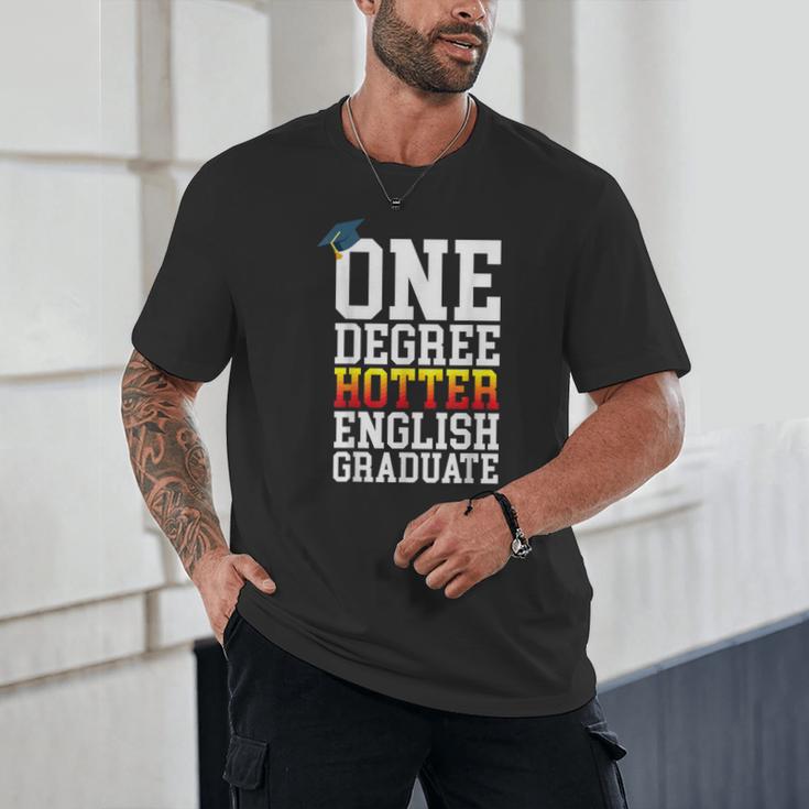 English Major Shirt Now Hotter By One Degree Graduation Unisex T-Shirt