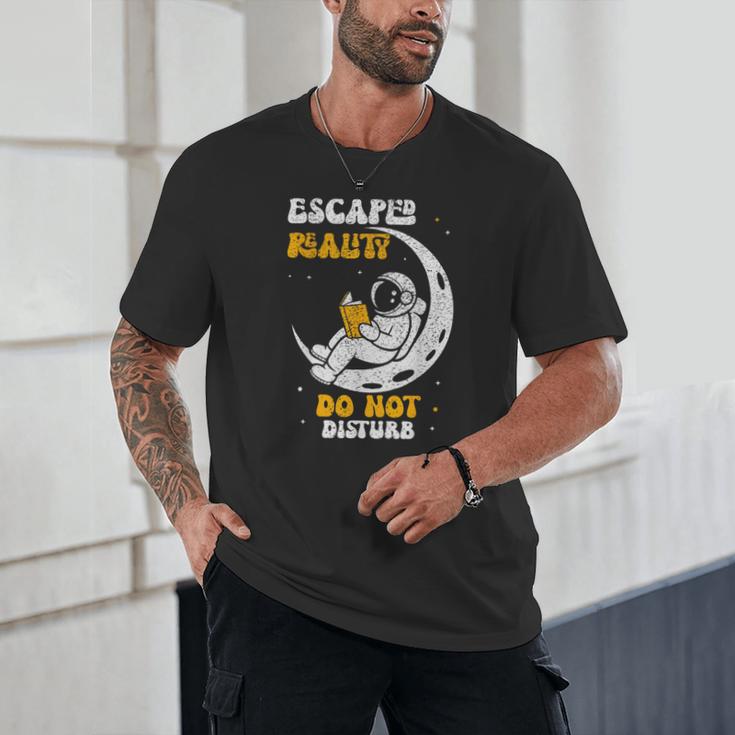 Escaped Reality Do Not Disturb Book Lover Unisex T-Shirt