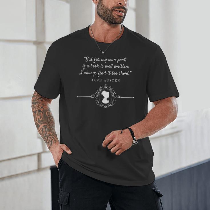 -Expectations Literary Book Club-J Jane Austen Poet Writer Mr Darcy Romantic Quote Unisex T-Shirt