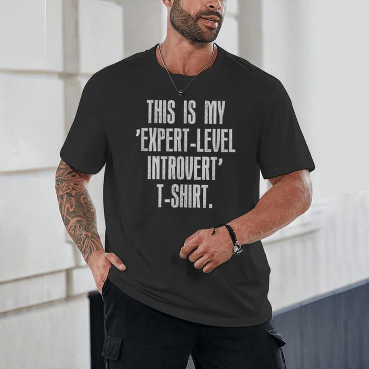 This Is My 'Expert-Level Introvert' Anti Social Sarcastic Unisex T-Shirt