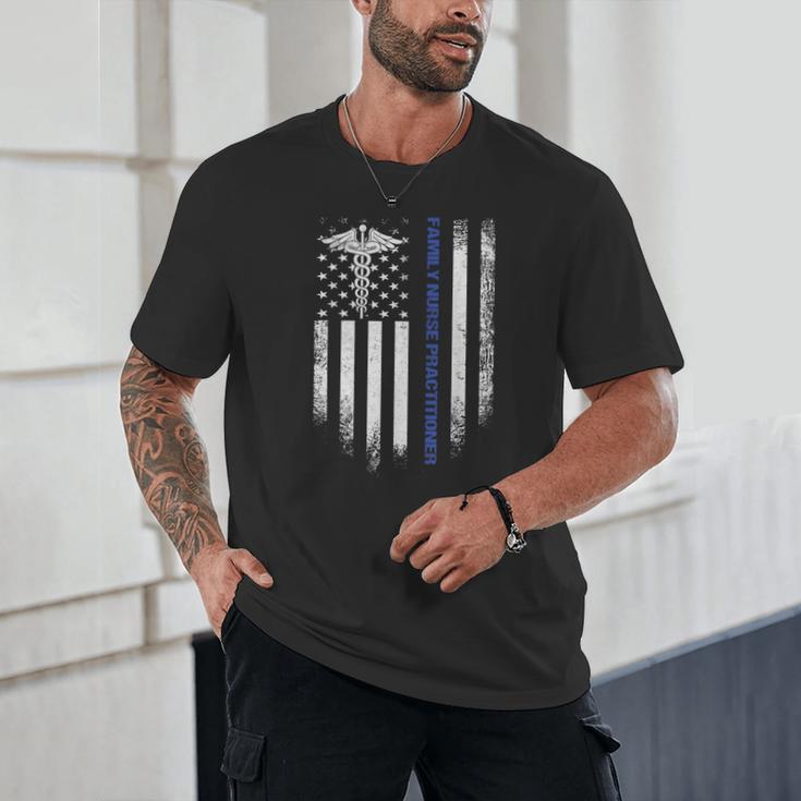 Family Nurse Practitioner Flag FNP Nursing Graduation Unisex T-Shirt