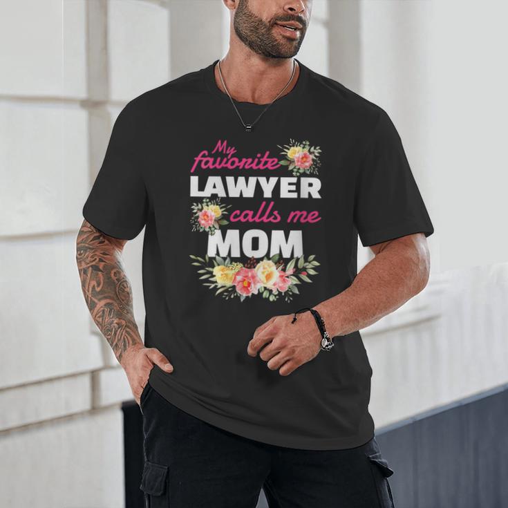 My Favorite Lawyer Calls Me Mom Graduation Unisex T-Shirt