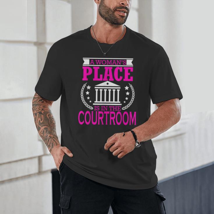 Female Lawyer Women Law Student Graduation Bar Exam Unisex T-Shirt