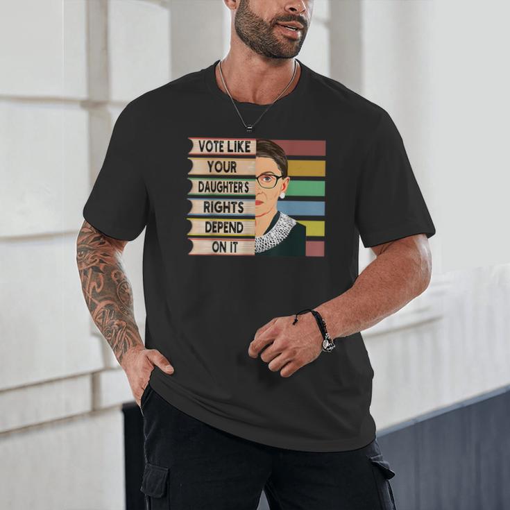 Feminist Ruth Bader Ginsburg RBG Quote Girl With Book Women Unisex T-Shirt Feminist Ruth Bader Ginsburg RBG Quote Girl With Book Women Unisex T-Shirt