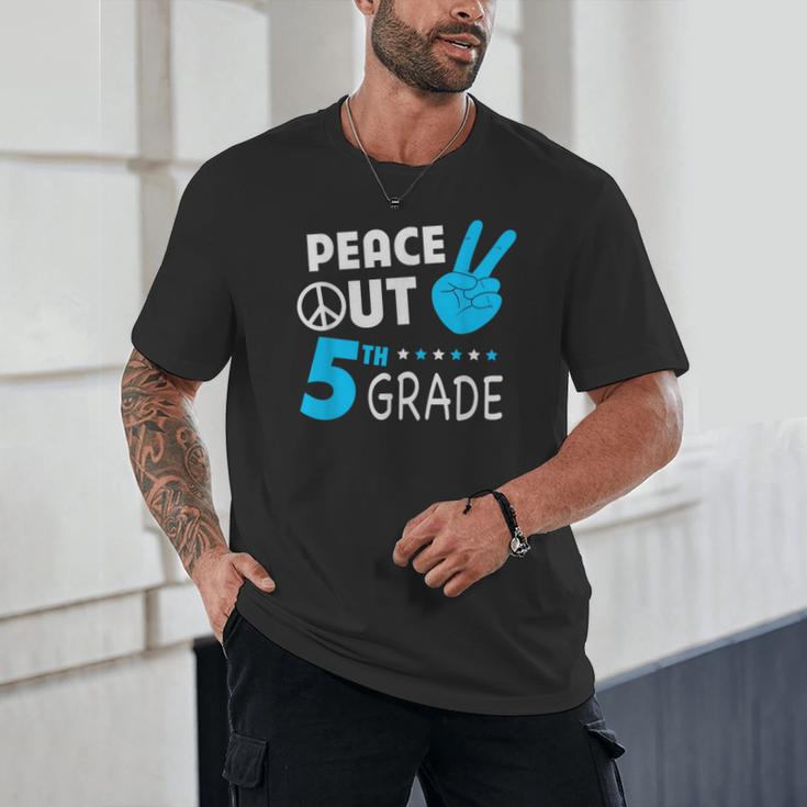 Fifth Grade Graduation Peace Out 5th Grade Boys Unisex T-Shirt