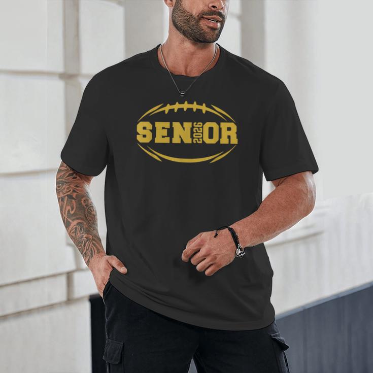 Football Proud Senior 2026 Graduation Year Unisex T-Shirt