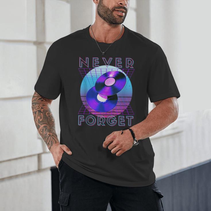 Never Forget Retro 80s 90s Nostalgia Unisex T-Shirt