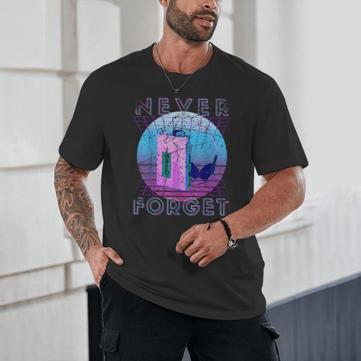 Never Forget Retro 80s 90s Nostalgia Unisex T-Shirt