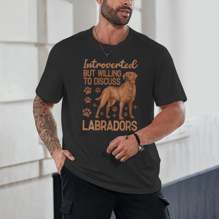 Fox Red Labrador Retriever Introvert Foxred Lab Unisex T-Shirt Fox Red Labrador Retriever Introvert Foxred Lab Unisex T-Shirt