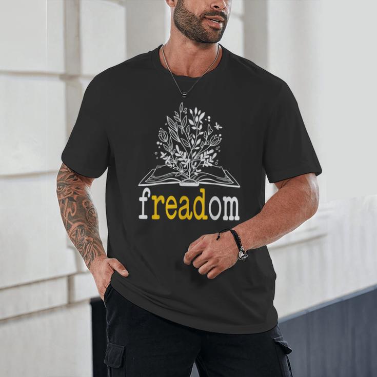 Freadom Freedom Read Banned Books Librarians Unisex T-Shirt