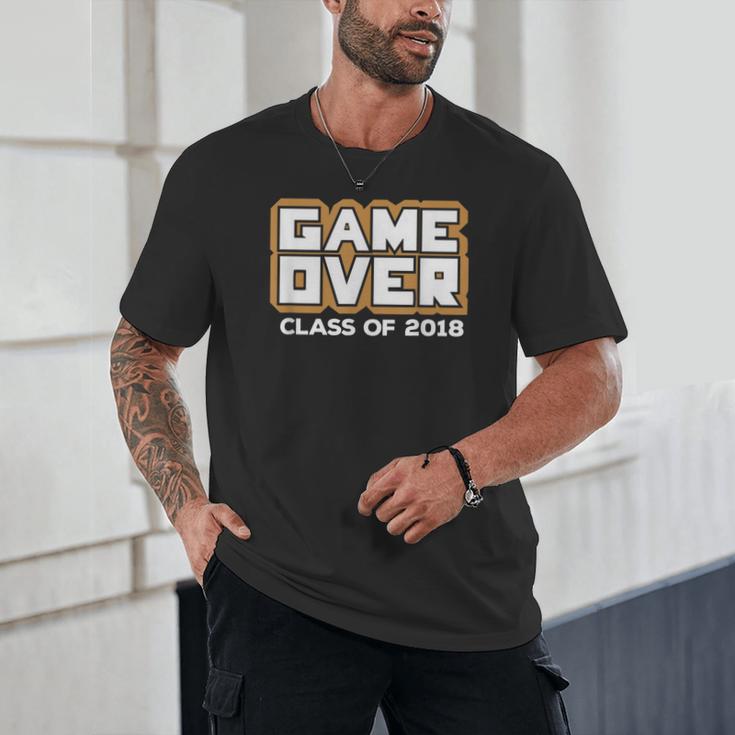 Game Over Class Of 2018 Graduation Shirt Unisex T-Shirt