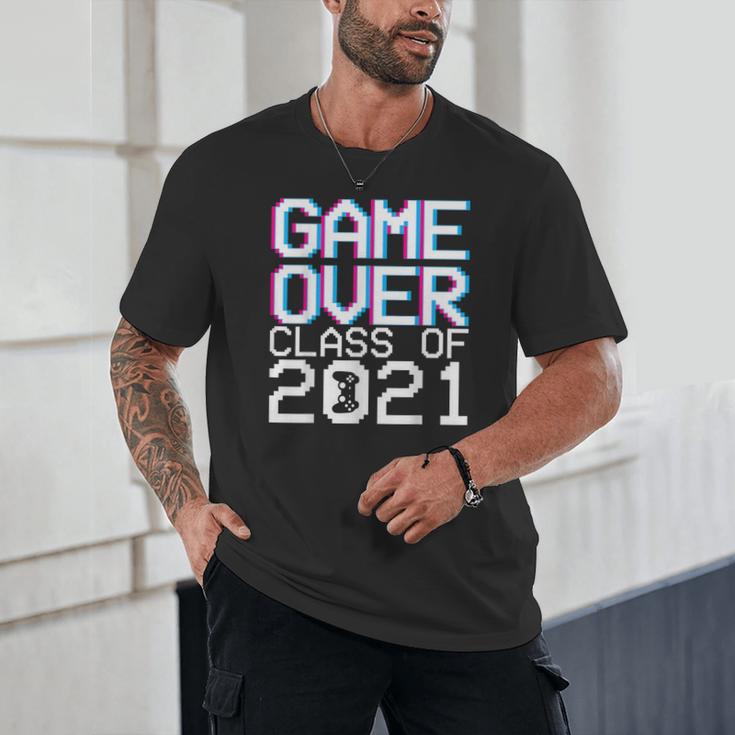 Game Over Class Of 2021 Video Games Graduation Gamer Unisex T-Shirt