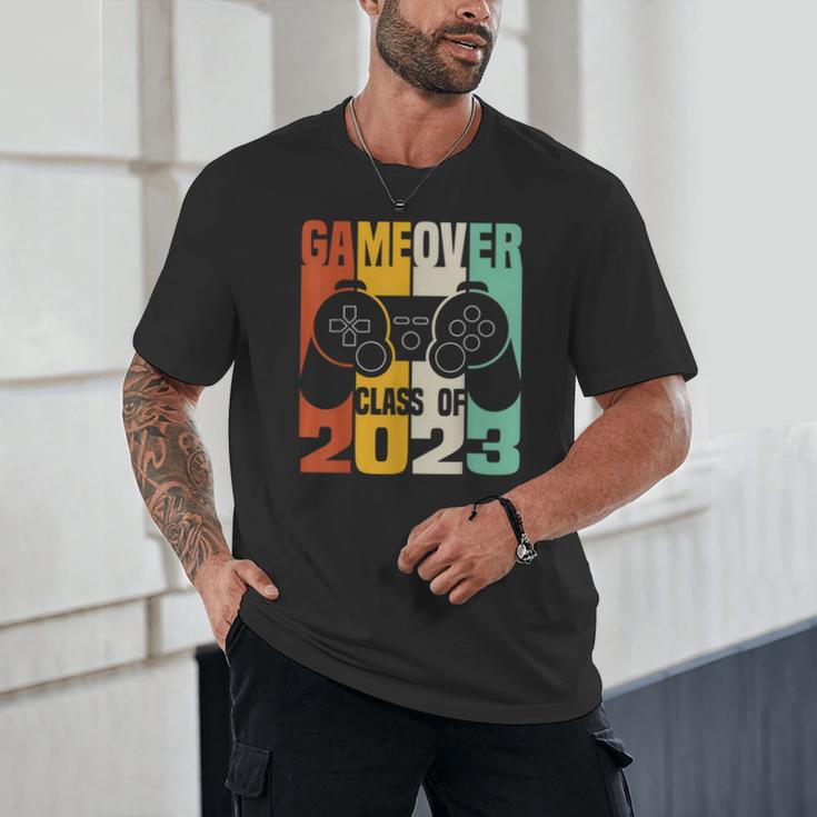 GAME OVER Class Of 2023 Video Games Vintage Graduation Gamer Unisex T-Shirt