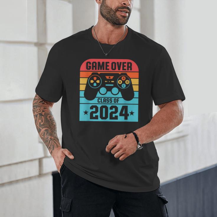 Game Over Class Of 2024 Shirt Students Graduation Unisex T-Shirt