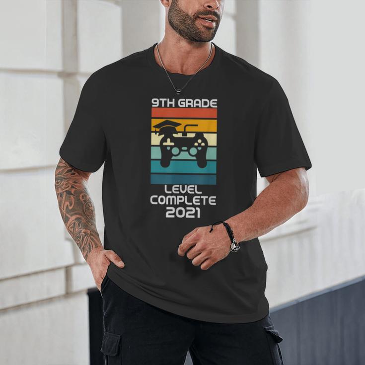 Gamer Graduation 2021 Retro 9th Grade Level Complete Unisex T-Shirt