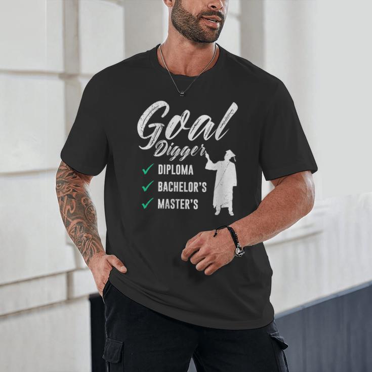 Goal Digger Diploma Master s Bachelor s Master Graduation Unisex T-Shirt