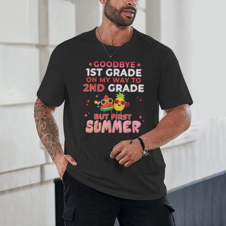Goodbye 1st Grade Graduation To 2nd Grade Hello Summer Unisex T-Shirt