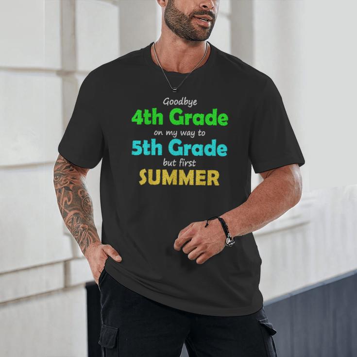 Goodbye 4th Grade On My Way To 5th Grade 2022 Graduation Unisex T-Shirt
