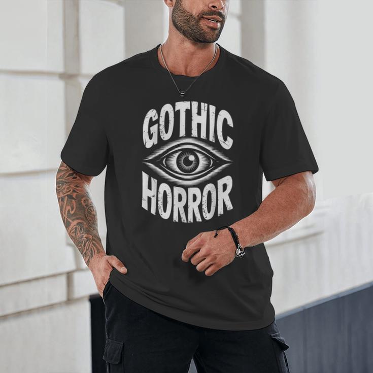 Gothic Classic Horror Thriller Book Movie Film Halloween Unisex T-Shirt