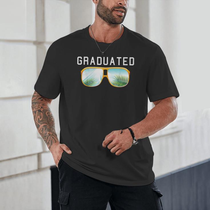 Graduated Graduation Tropical Sunglasses Unisex T-Shirt