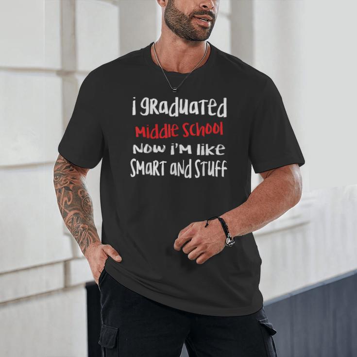 I Graduated Middle School Graduation Unisex T-Shirt