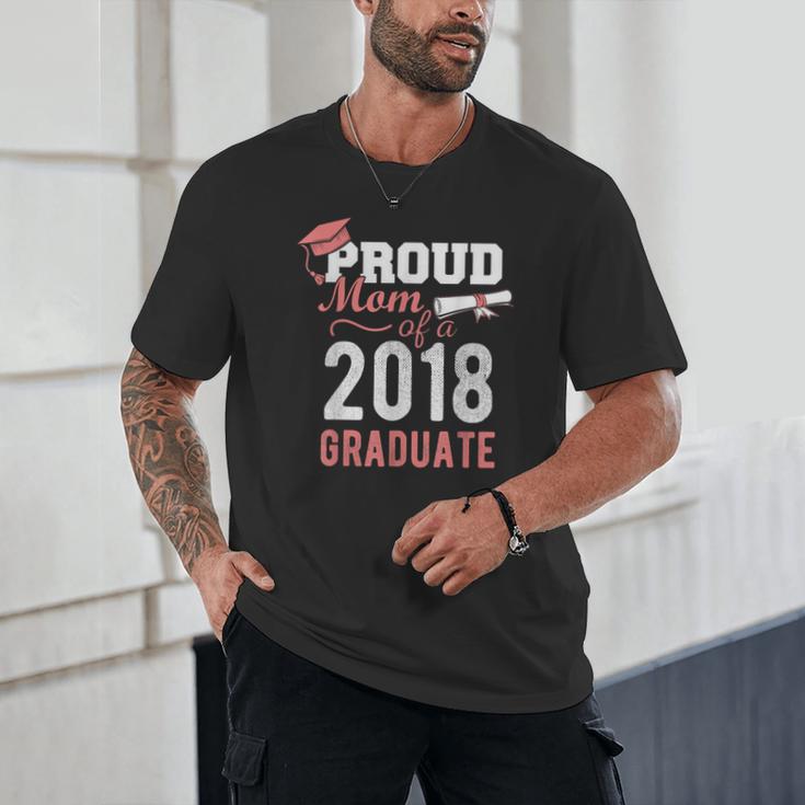 Graduation 2018 Tshirt Proud Mom Of A 2018 Graduate T-Shirt Unisex T-Shirt