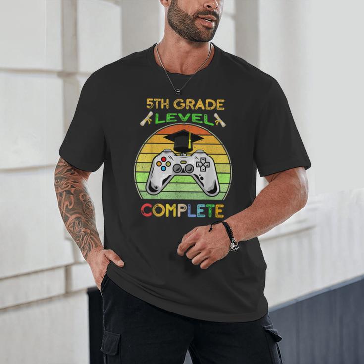 Graduation 5th Grade Level Complete Gamer Class 2021 Gaming Unisex T-Shirt