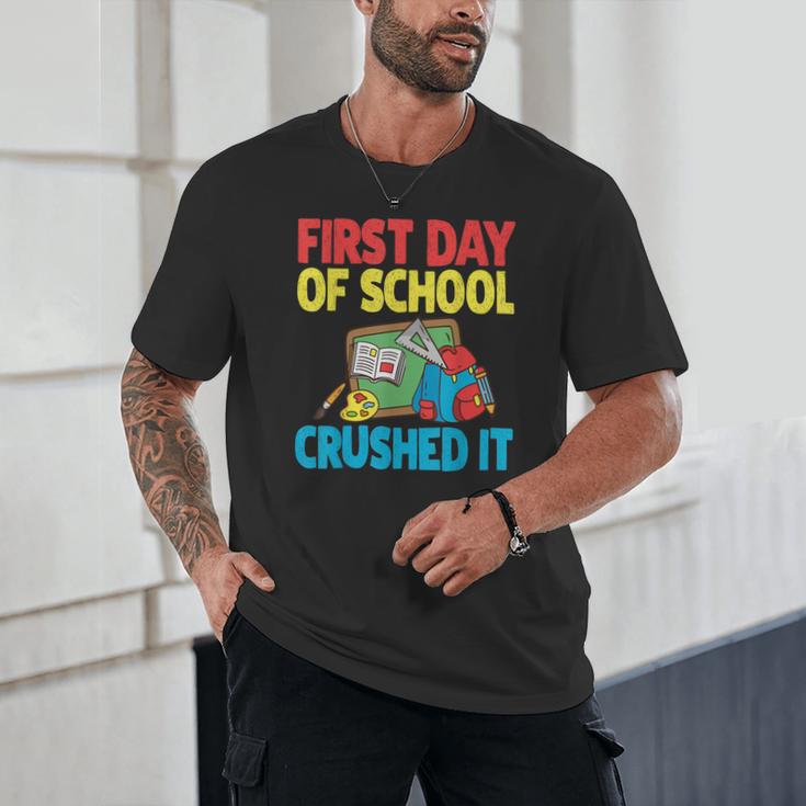 Graduation First Day Of School Crushed It Unisex T-Shirt
