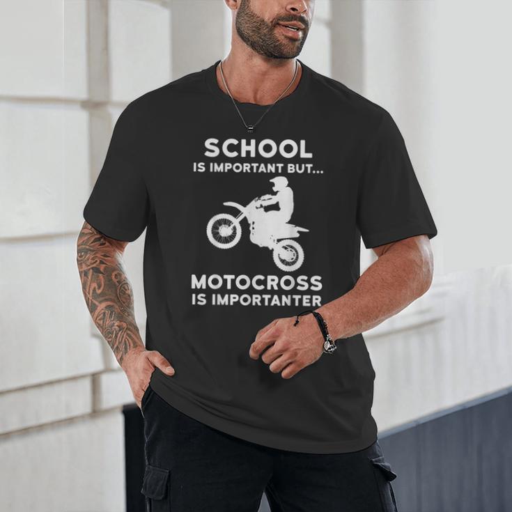 Graduation Shirt For Dirtbike Motocross Riders Unisex T-Shirt