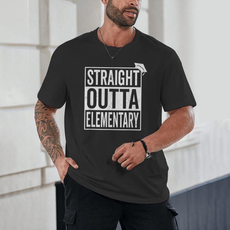 Graduation Shirt Straight Outta Elementary Unisex T-Shirt