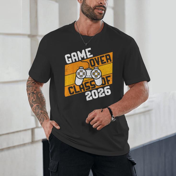 Graduation Video Gamer Game Over Class Of 2026 Senior Unisex T-Shirt