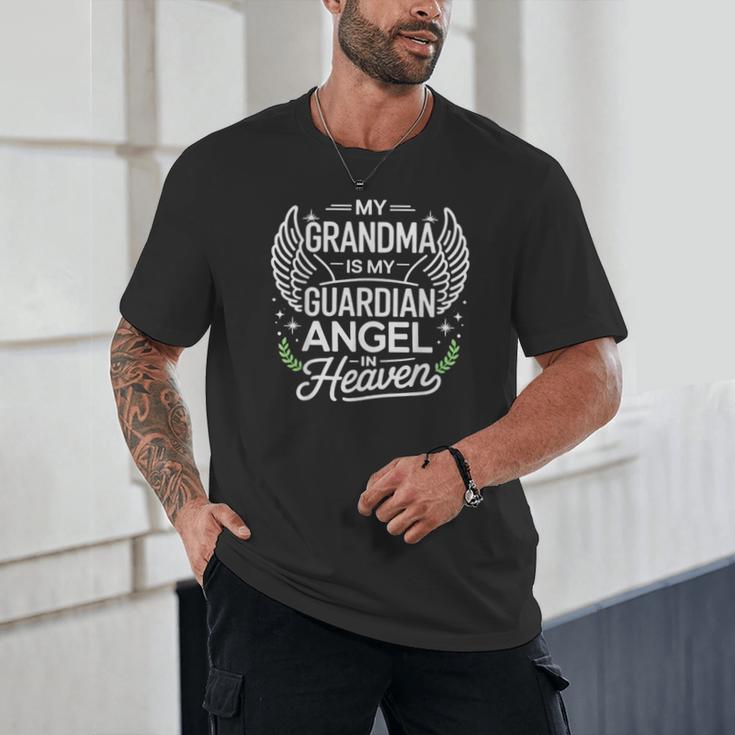 My Grandma Is My Guardian Angel In Heaven Memory Memorial Unisex T-Shirt My Grandma Is My Guardian Angel In Heaven Memory Memorial Unisex T-Shirt