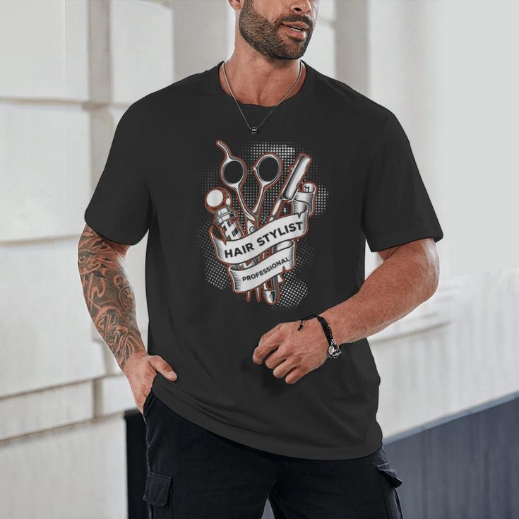 Hairdresser Gift Idea Graduation Tattoo Craft Hairstylist Unisex T-Shirt