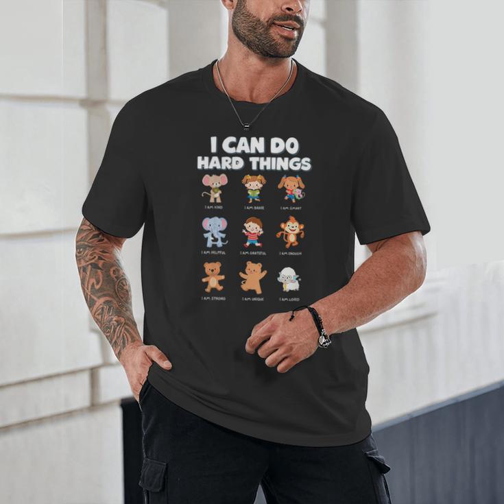 I Can Do Hard Things Children's Book Characters Unisex T-Shirt