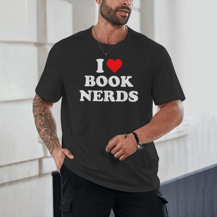 I Heart Book Nerds Book Readers Cute Unisex T-Shirt