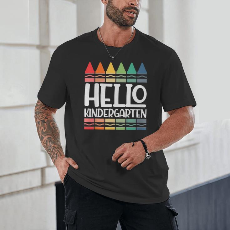 Hello Kindergarten First Day Back To School Graduation Unisex T-Shirt