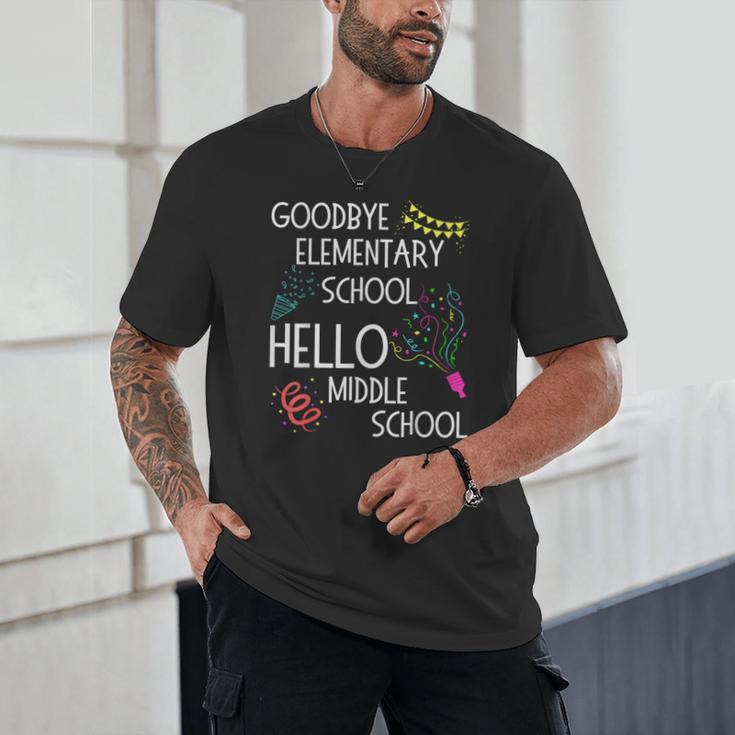 Hello Middle School Graduation Elementary School T-Shirt Unisex T-Shirt