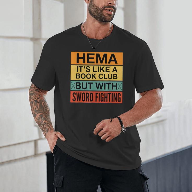 Hema Definition Like A Book Club With Swords Unisex T-Shirt