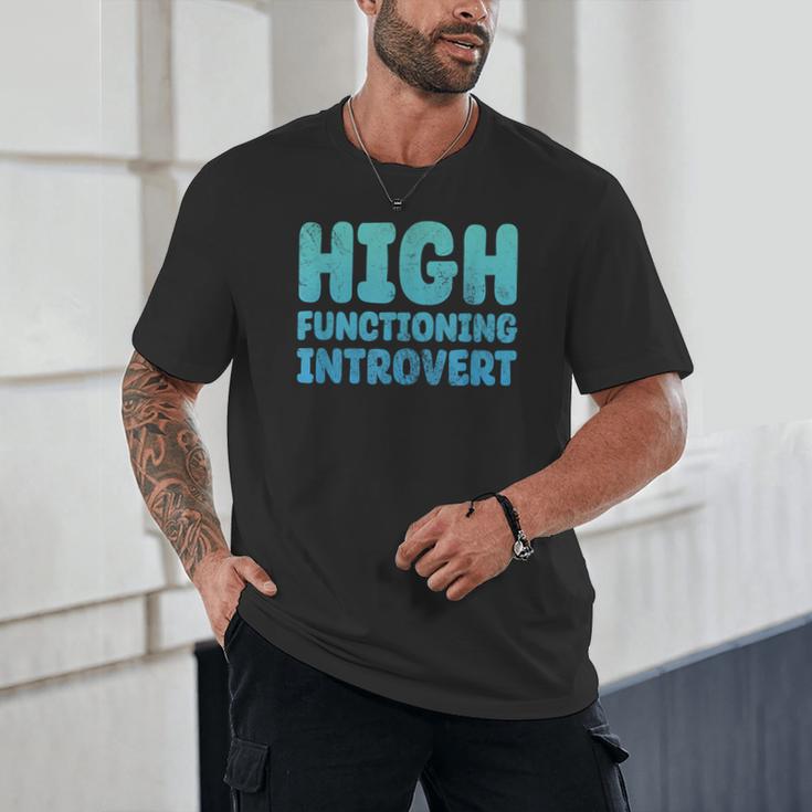 High Functioning Introvert Sarcasm Sarcastic Grunge Unisex T-Shirt High Functioning Introvert Sarcasm Sarcastic Grunge Unisex T-Shirt
