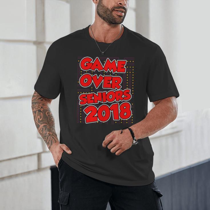 High School Graduation Tshirt Game Over Senior Class Of 2018 Unisex T-Shirt