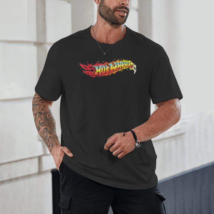 Hot Wheels Comic Book Fire Logo Unisex T-Shirt Hot Wheels Comic Book Fire Logo Unisex T-Shirt