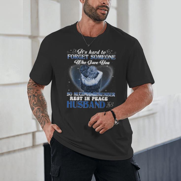 My Husband Is Guardian Angel He Watches Over My Back Memory Unisex T-Shirt My Husband Is Guardian Angel He Watches Over My Back Memory Unisex T-Shirt