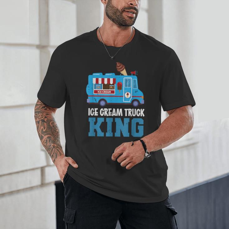 Ice Cream Truck King Nostalgia Summer Ice Cream Truck Driver Unisex T-Shirt