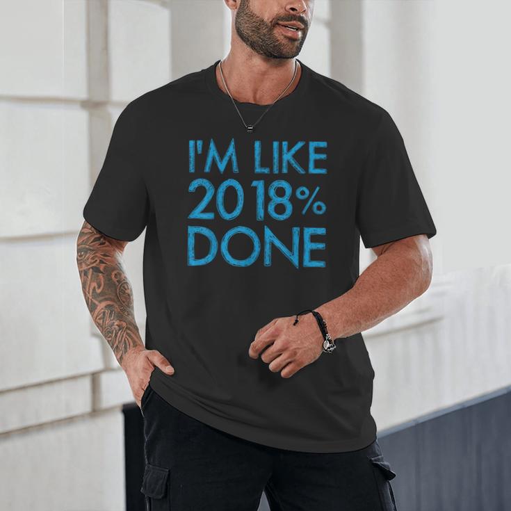 I'm Like 2018 Done High School Grad Graduation Shirt Unisex T-Shirt